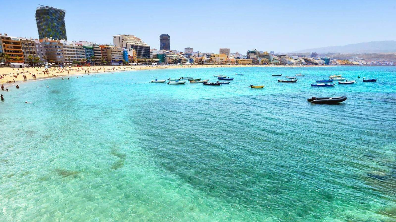 Marsin Playa Terrace Sea Front View Lägenhet Las Palmas de Gran Canaria Exteriör bild